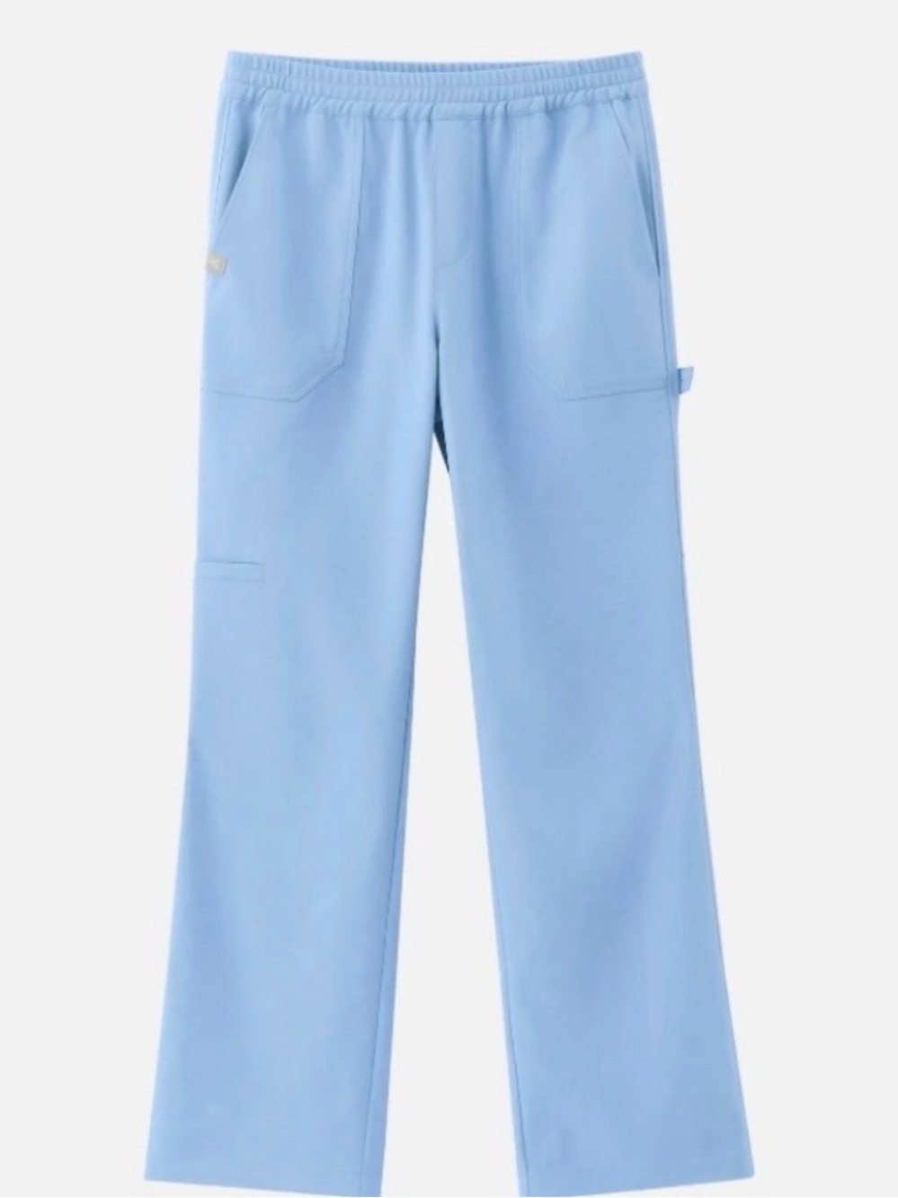 Light Blue Women’s Wide-Leg Utility Pants